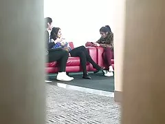 Chupando la polla de mi marido afuera