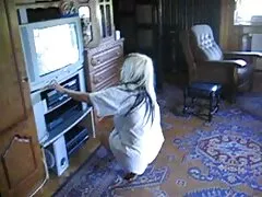 Mi hermana amiga que disfruta conmigo cuando la visito.