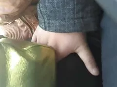 Paja feliz terminando durante el masaje